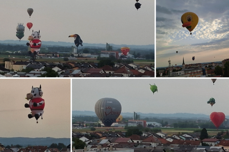 Mursko Soboto so preplavili baloni. Prekmurje je postalo Kapadokija ta vikend! (FOTO + VIDEO)