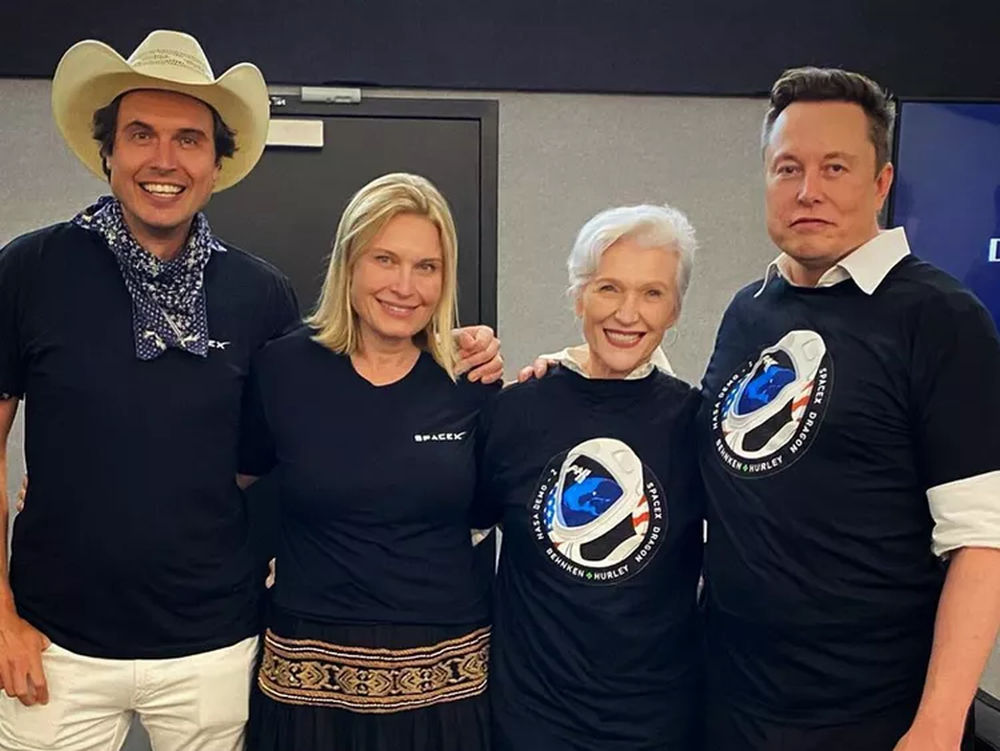 Kimbal Musk, Tosca Musk, Maye Musk i Elon Musk