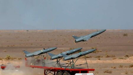 Iranski droni, ki jih uporabljajo tudi Rusi | FOTO: © Iranian Army/AP/dpa