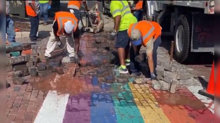 Konec »Mavrice«: Gainesville odstranjuje LGBT prehode za pešce