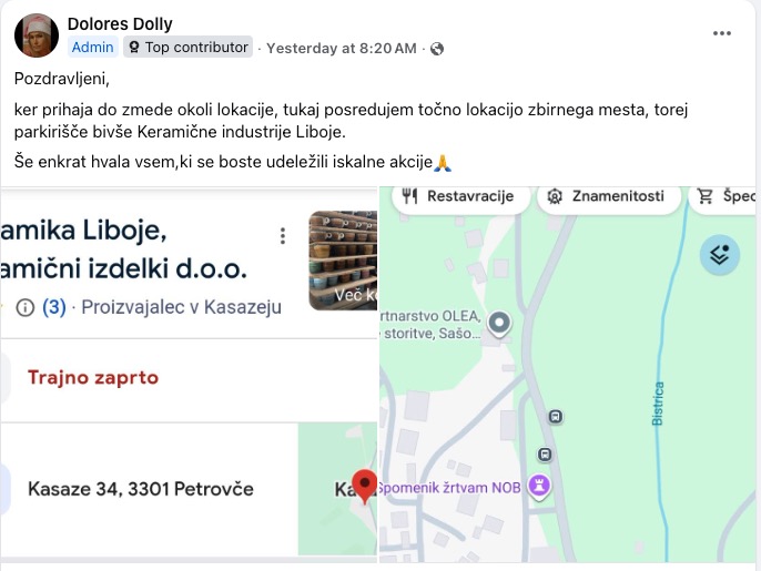 Screenshot / Facebook stran "Kje je Jaka?"