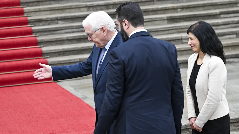 Steinmeier povabi gosta v gradFoto: Anadolu prek Getty Images 