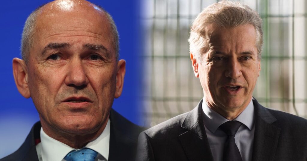 Janez Janša, Robert Golob | FOTO: STA