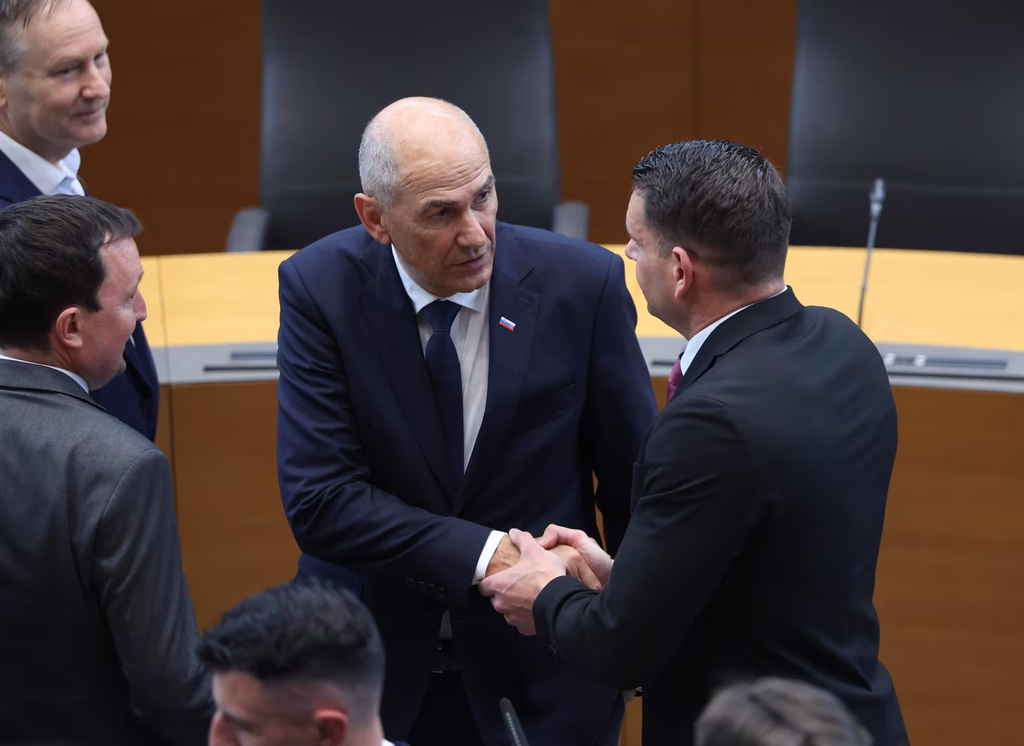 Janez Janša in Zoran Stevanović | FOTO: BoBo