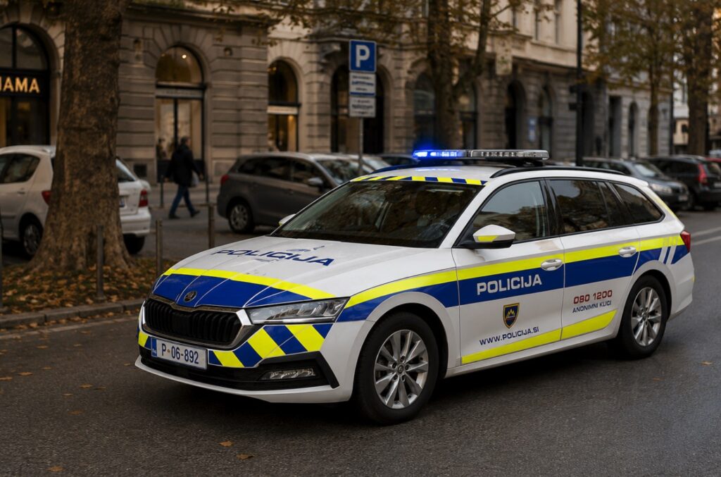 Slovenska policija | FOTO: Pokukaj24.si /DALL·E