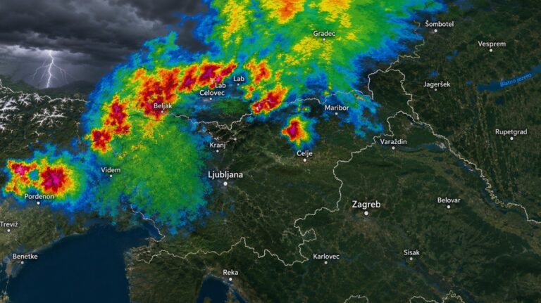 Hudo bo: Meteorologi prižigajo alarme! Prihajajo nevihte z debelejšo točo!