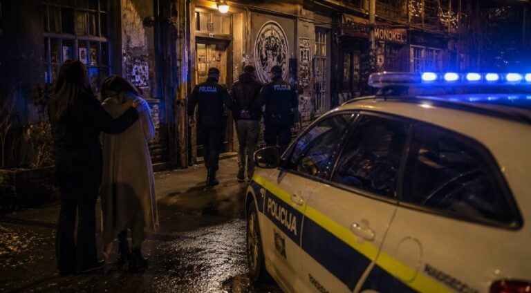 Spet migrant v akciji – v Ljubljani poskušal posiliti žensko, Tunizijec pridržan AI slika | FOTO: Pokukaj24.si / DALL·E