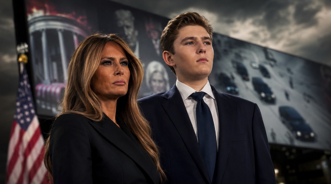 Melania in njen sin | FOTO: Pokukaj24.si / DALL·E