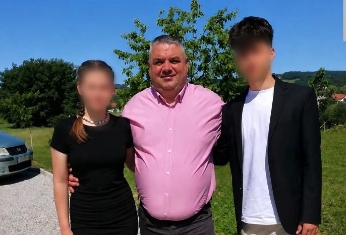 FOTO: Nepredstavljiva tragedija, ki lomi srce in dušo. To je oče in mladoletna otroka, ki ju je ustrelil, ju zažgal skupaj s hišo in nato storil samomor