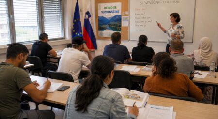 Učenje Slovenskega jezika | FOTO: Pokukaj24.si / DALL·E