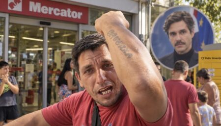 VIDEO: Romi pozivajo Luka Mesca na fizični obračun, eden mu pravi »pič*a, pridi, če upaš«
