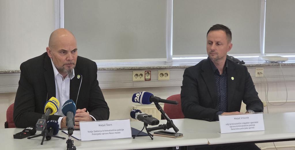 Od leve proti desni: Matjaž Štern, Matjaž Vrhovnik. Foto: PU Kranj