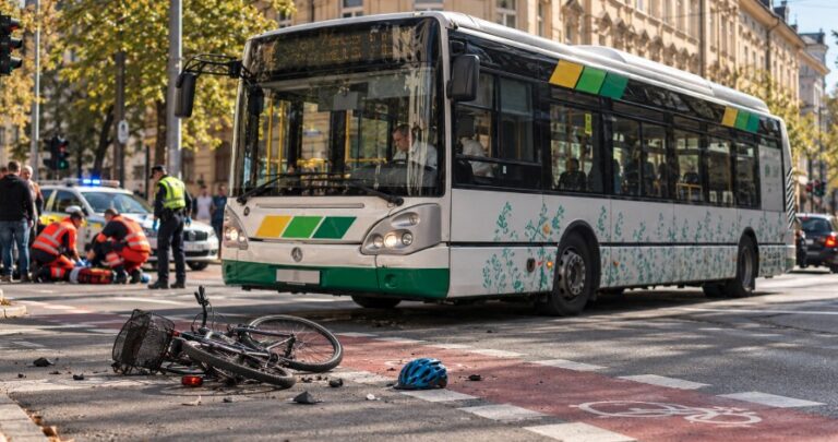 TRAGIČNO: 84-letni kolesar v Ljubljani izgubil življenje pod kolesi avtobusa. Na prehodu!